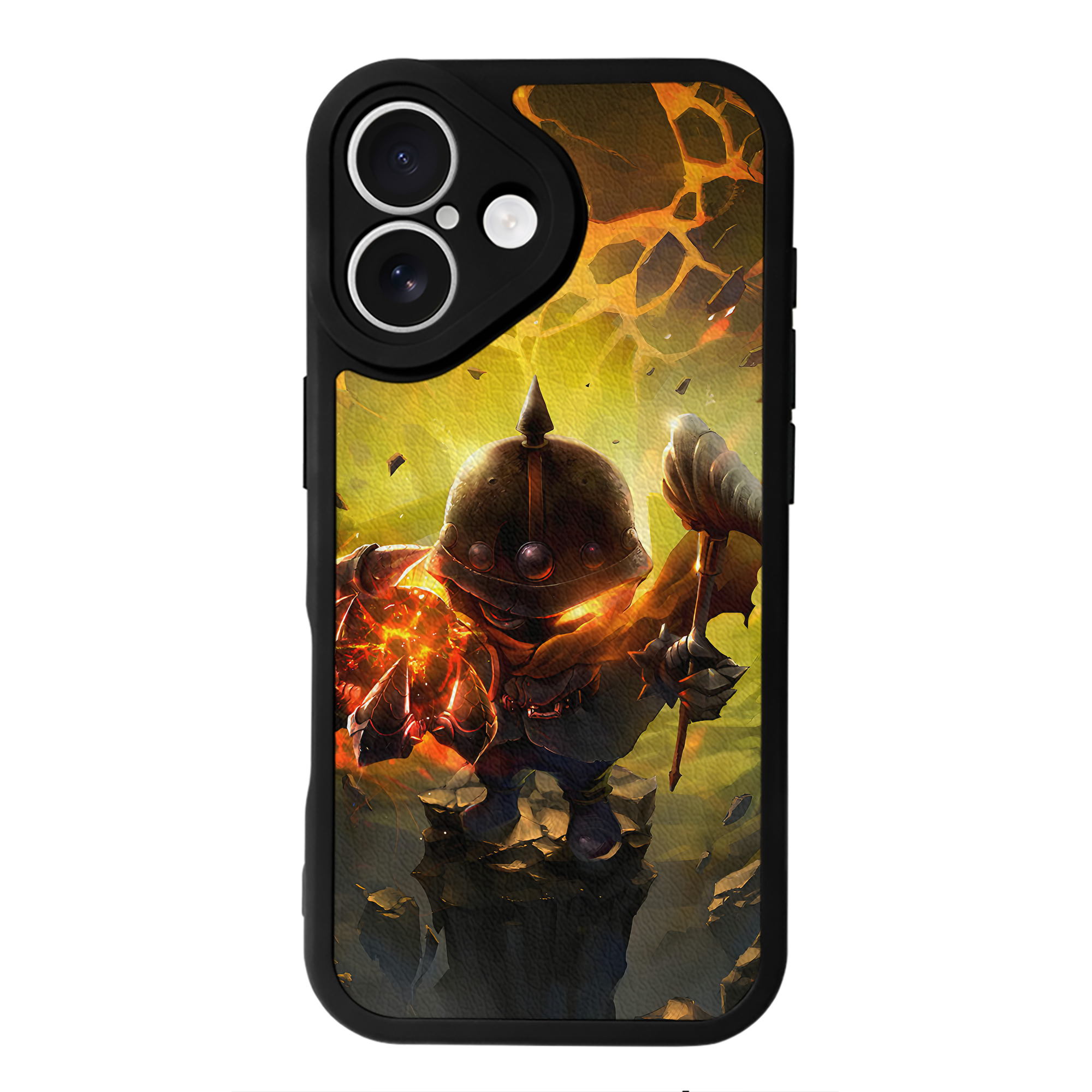 （画像用） リーグ・オブ・レジェンド League of Legends LOL 【iPhone 16シリーズ対応】シリコンスマホケース（レザー調） 材質：シリコン